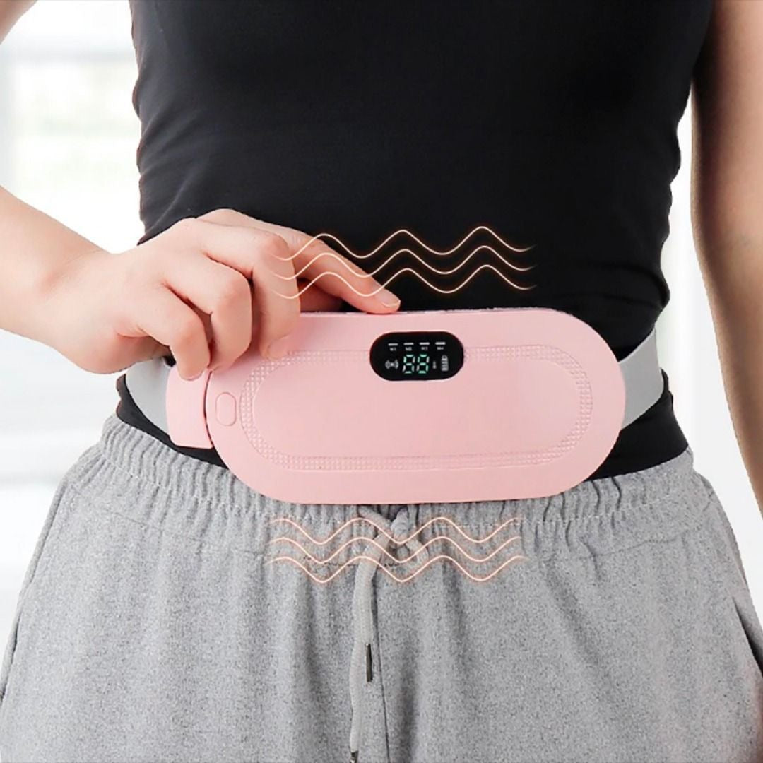 Period Cramp Relief Massager & Heating Pad