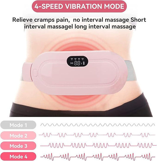 Period Cramp Relief Massager & Heating Pad